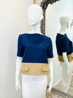 Top in cotone a blocchi di colore di Marni