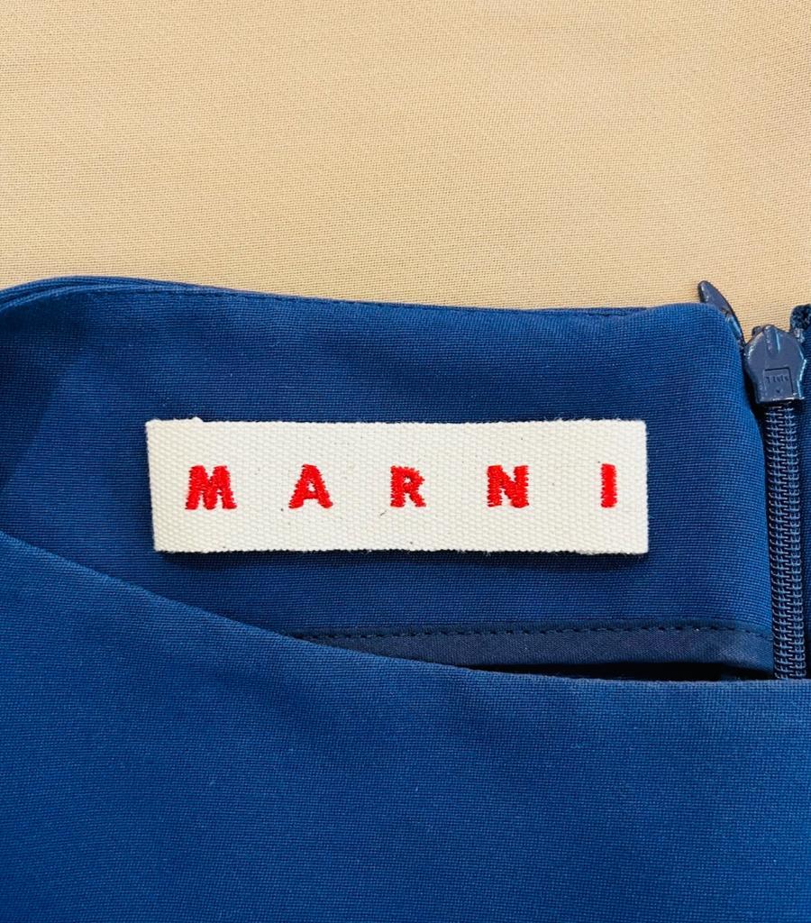Marni Colour Block Cotton Top For Sale 1
