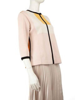 Marni Colourblock Zip Detail Top Size M