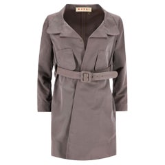Used Marni Cotton Blend Belted Coat