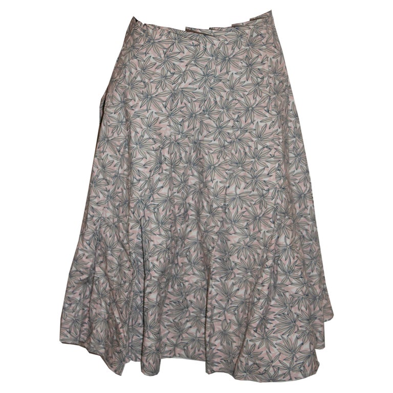 Marni Cotton Skirt For Sale at 1stDibs