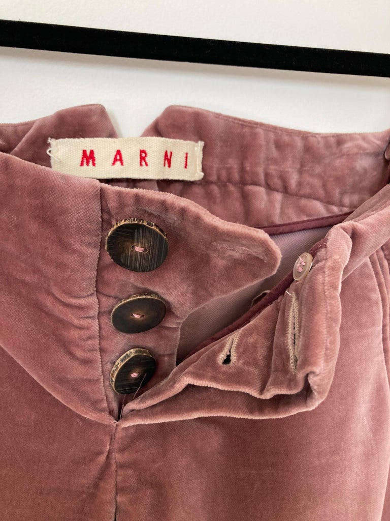 Marni Cotton Slim Pants Women