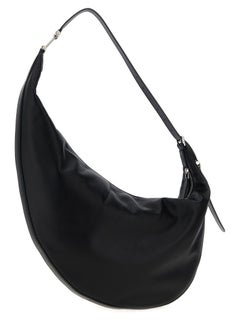Marni Crescent Hobo Bag — Black