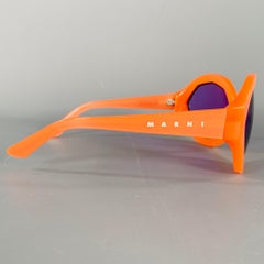 MARNI Cumulus Cloud Orange Acetate Sunglasses