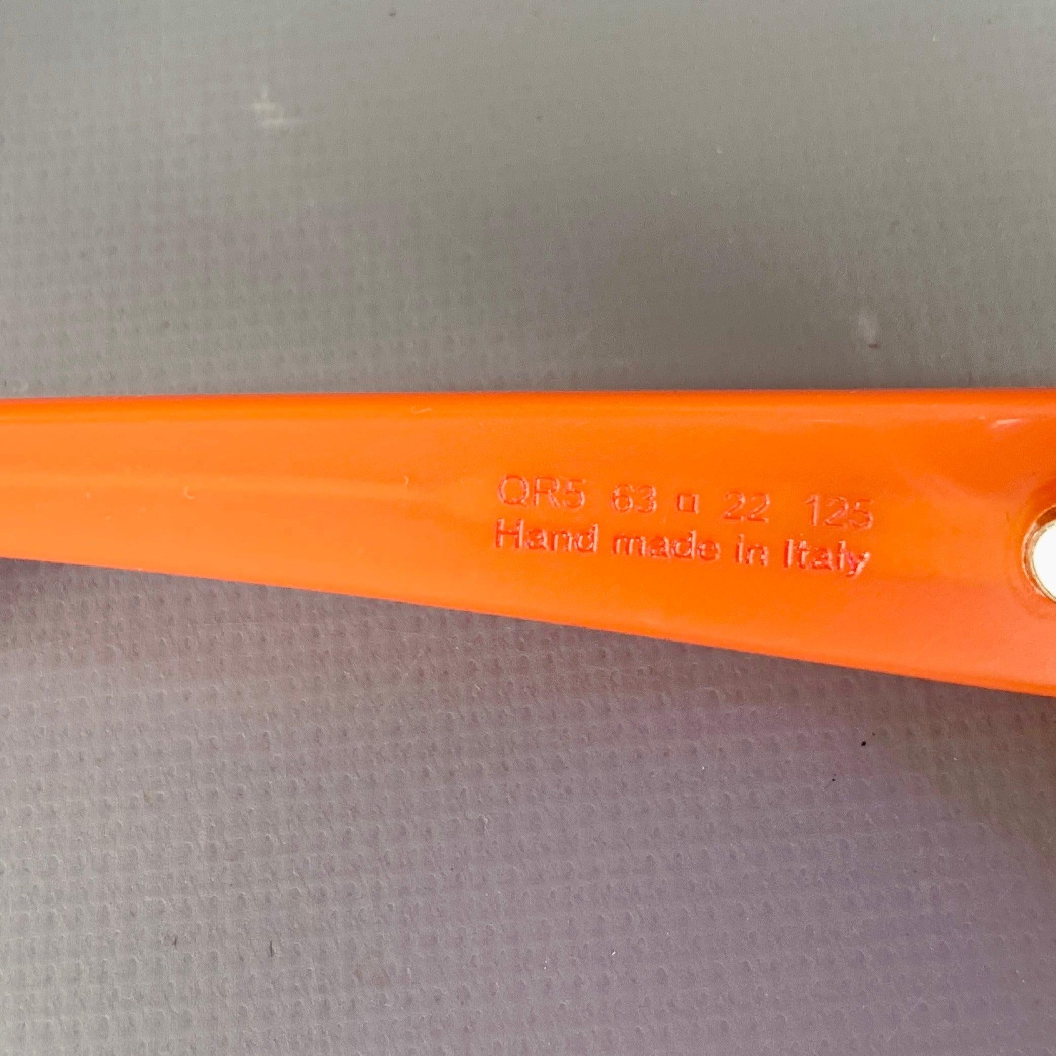 Men's MARNI Cumulus Cloud Orange Acetate Sunglasses For Sale