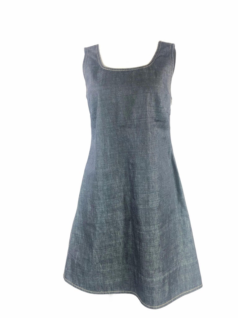 marni denim dress Marni for KIDS - Denim Dress With Logo