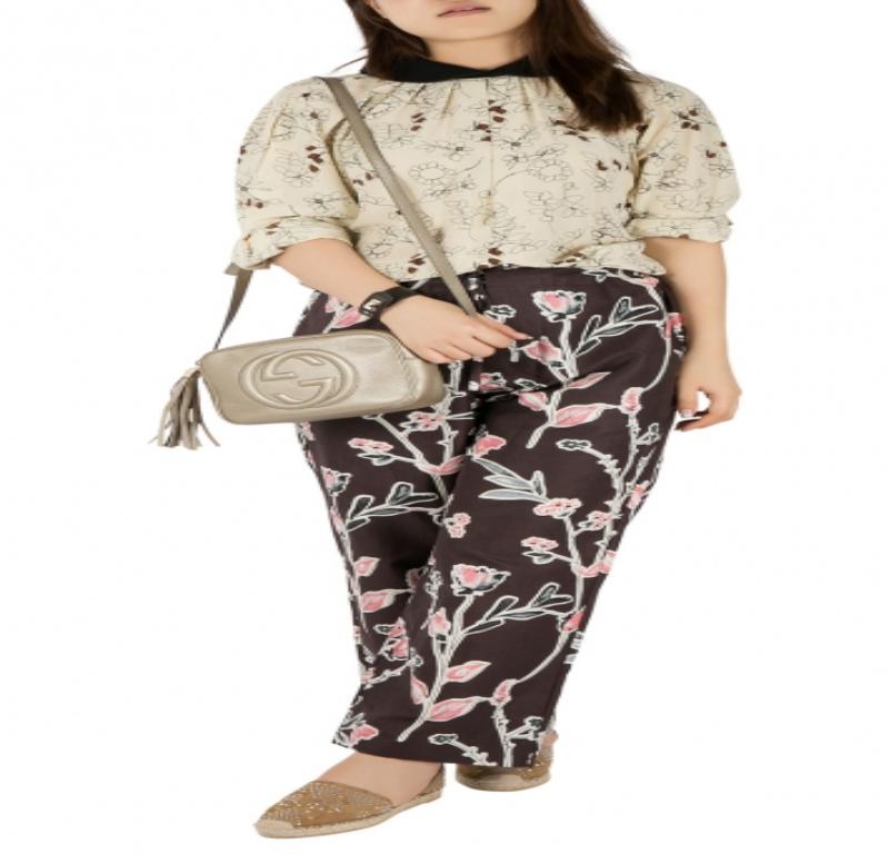 Marni Dark Raisin Honan Kew Print Cotton Silk Wide Leg Trousers S For Sale 1