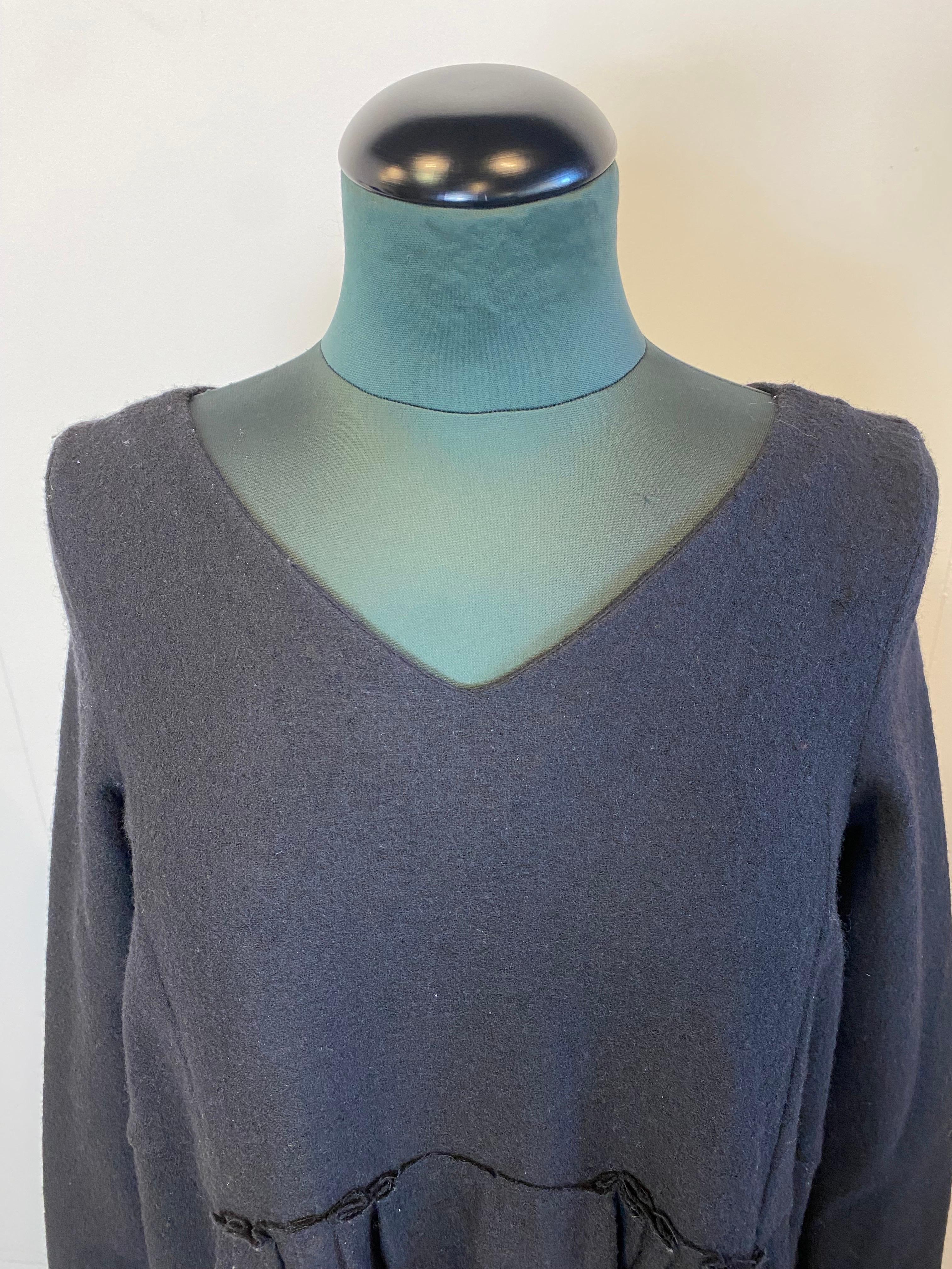 Marni dress in black wool For Sale 1