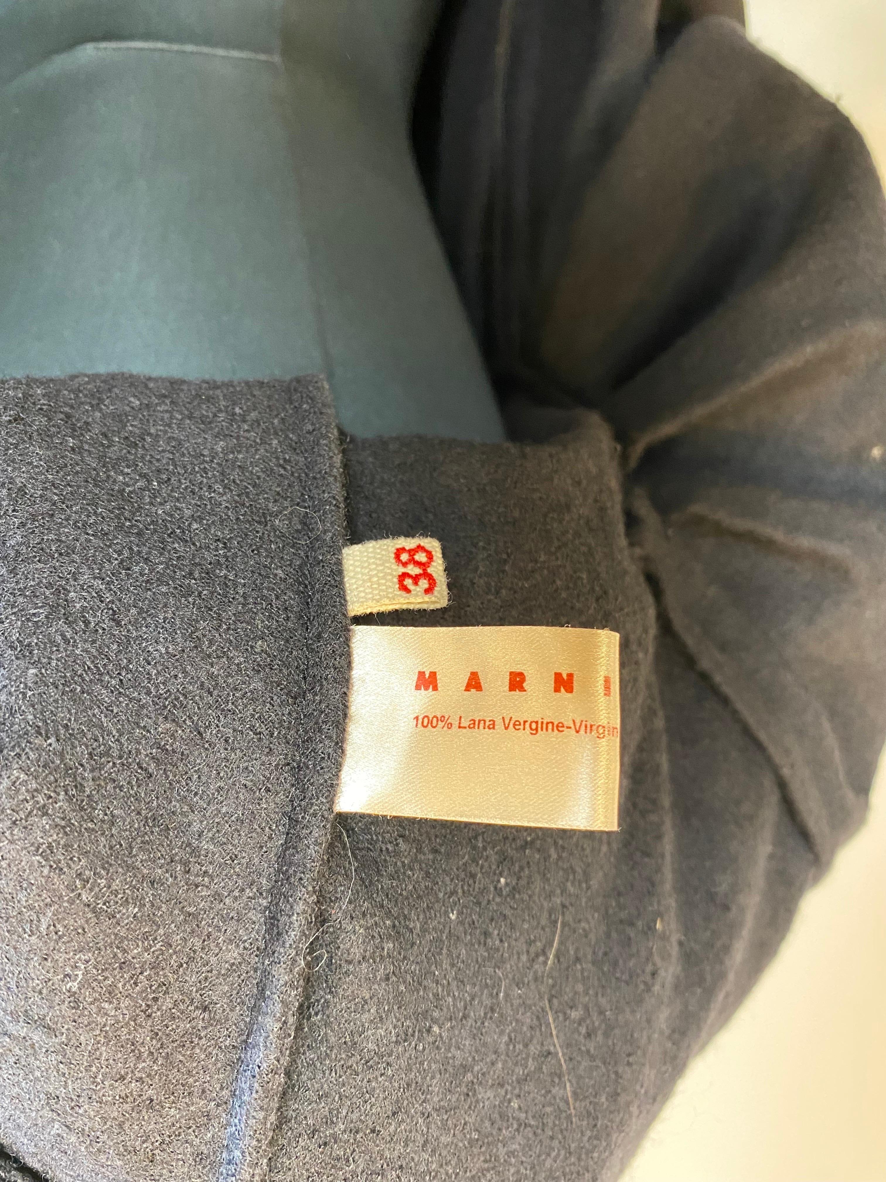 Marni dress in black wool For Sale 3