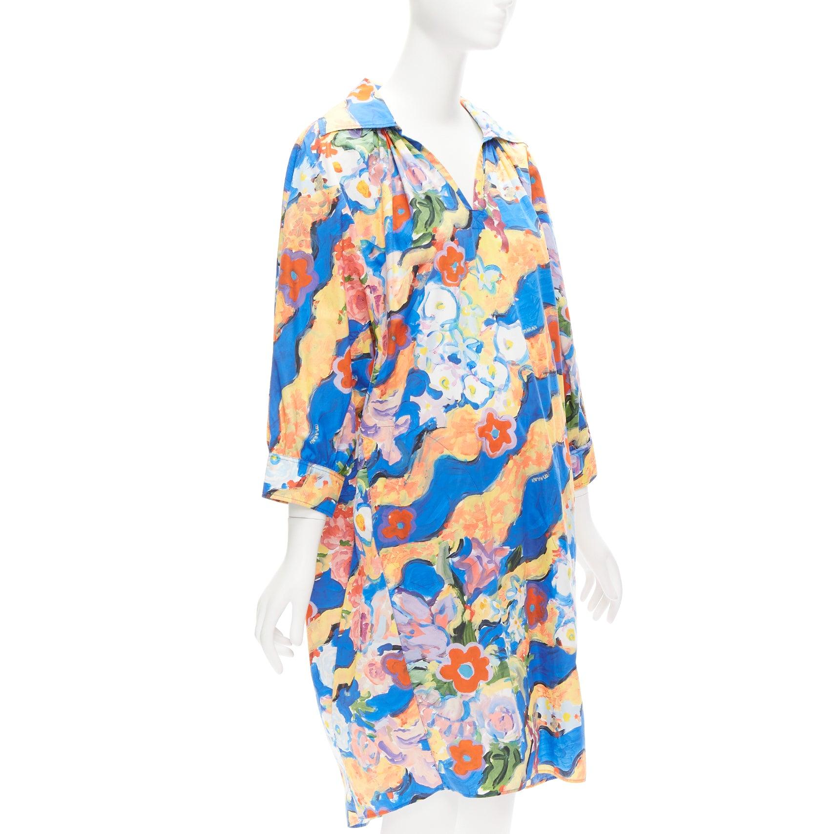 MARNI Flaminia Veronesi 2022 multicolour floral paint batwing dress IT36 XS
Reference: CELG/A00300
Brand: Marni
Collection: 2022 Flaminia Veronesi
Material: Cotton
Color: Multicolour
Pattern: Floral
Closure: Slip On
Extra Details: Batwing