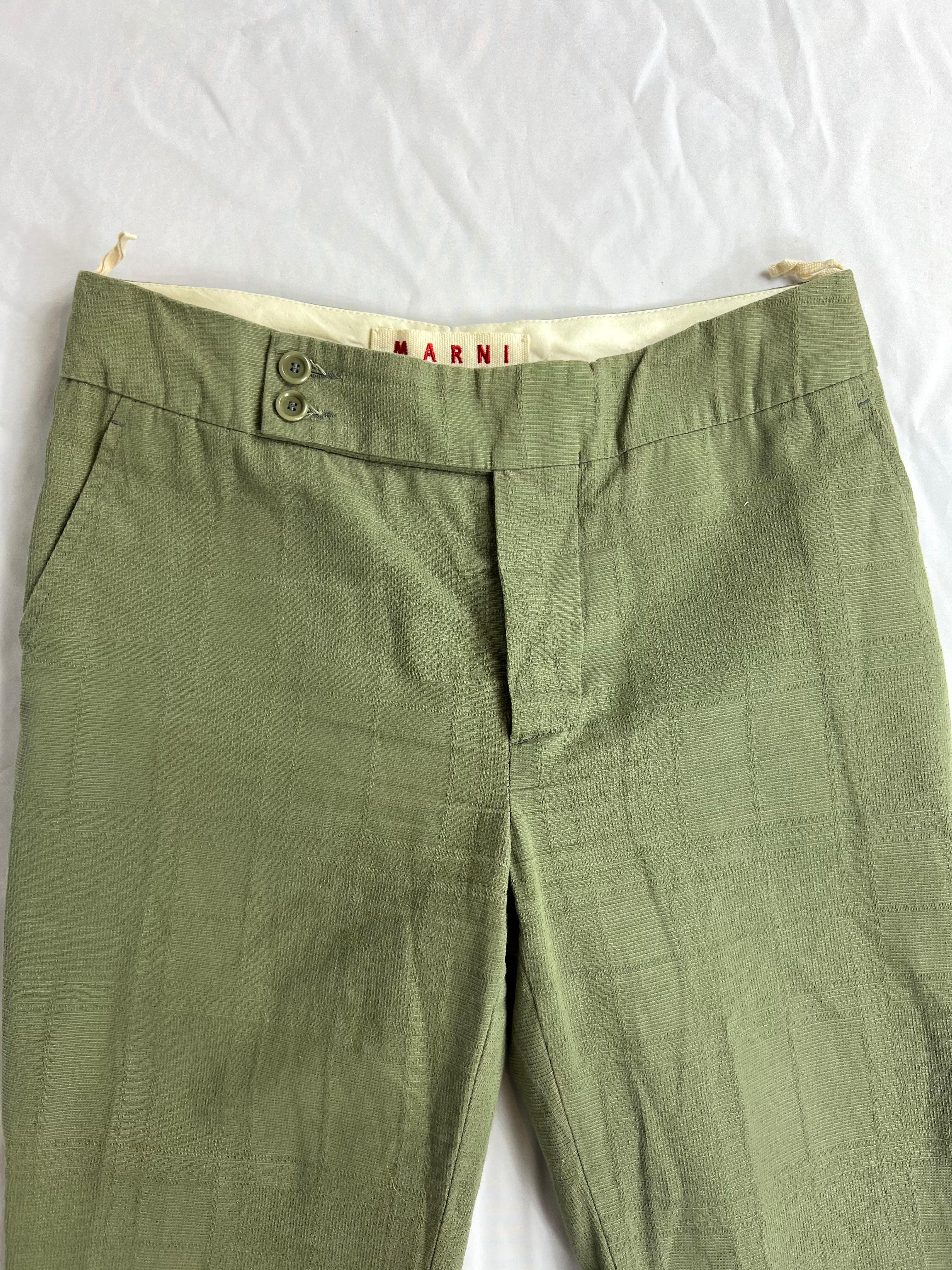 marni green pants