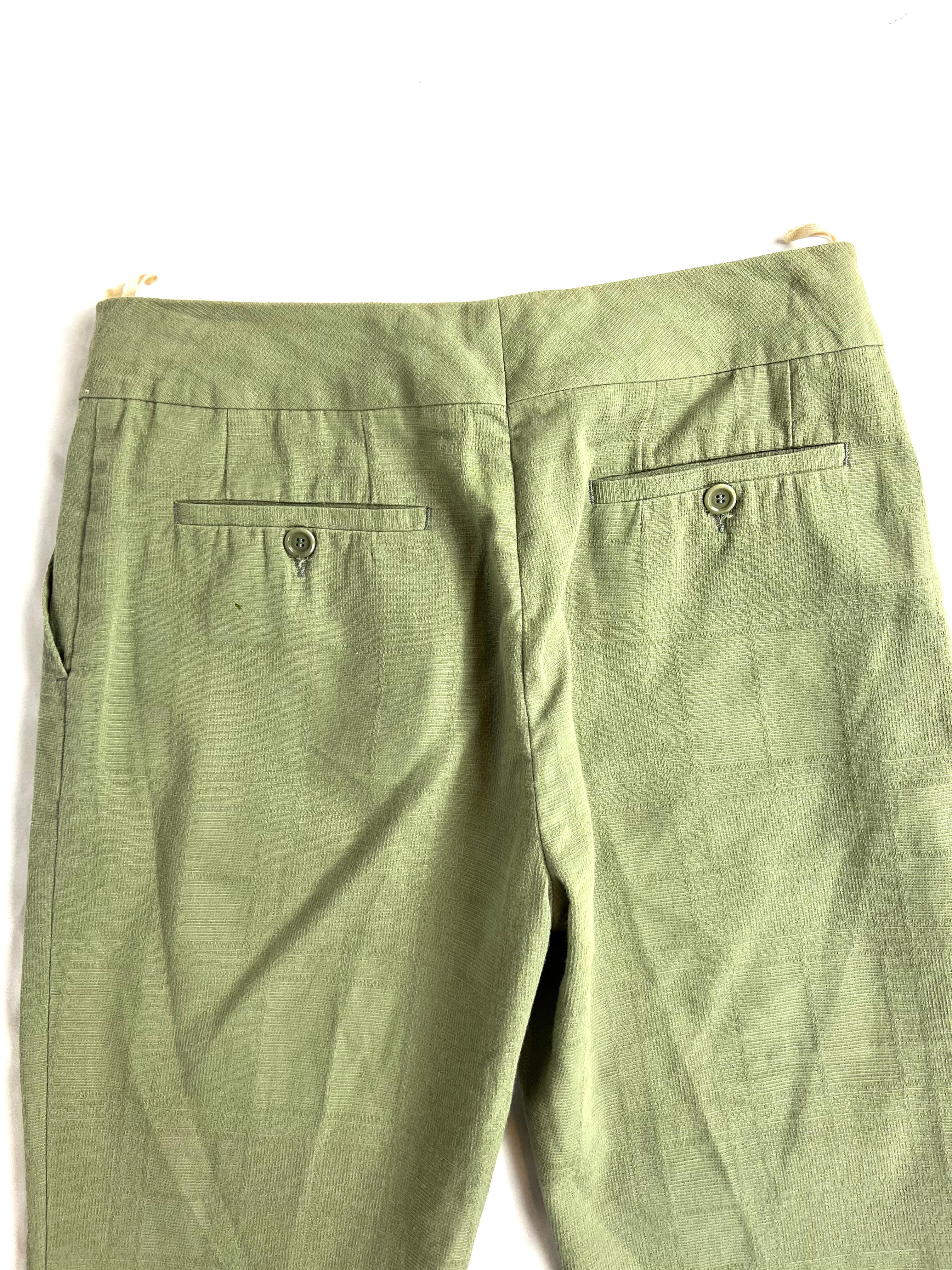 Women's Marni Green Capri Pants, Size 40 For Sale