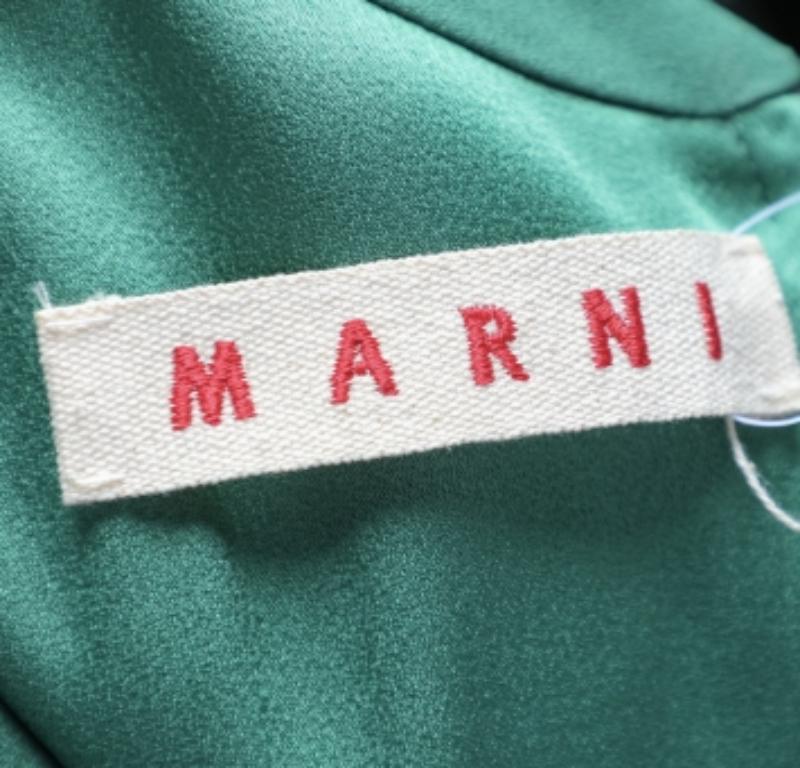 De las mujeres Marni Top drapeado de crepé verde M en venta