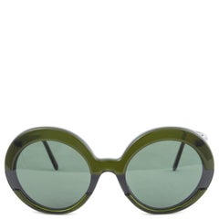 MARNI grüne HORIZON ROUND Sonnenbrille ME609S