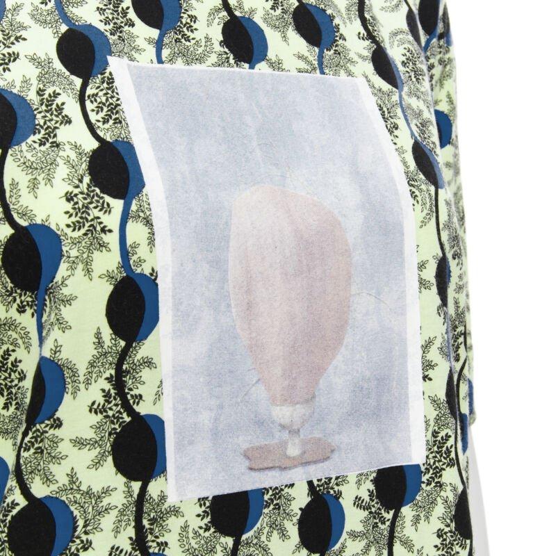 MARNI verde paisley blu stampa fotografica geometrica a maniche corte  tshirt boxy IT36 XS
Riferimento: CELG/A00205
Marchio: Marni
Materiale: Cotone
Colore: verde
Modello: Paisley
Dettagli extra: Vestibilità boxy.
Prodotto in:
