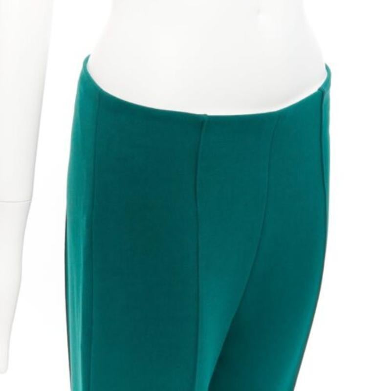 MARNI Pantalon jodphur vert à plis avant étriers IT38 XS en vente 2