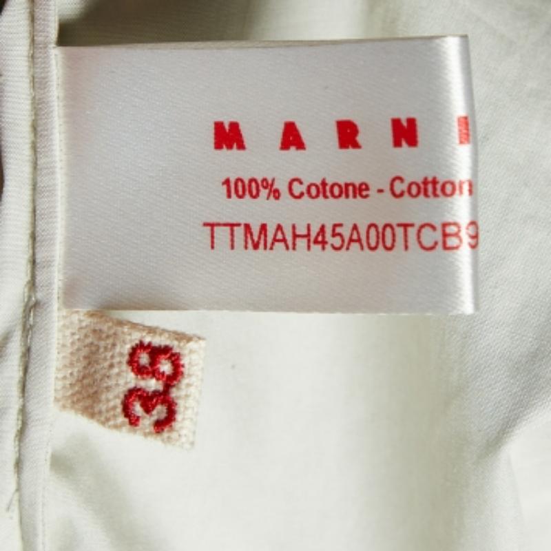 Marni Graues ärmelloses Top aus Baumwolle mit Knotendetails S im Zustand „Gut“ im Angebot in Dubai, Al Qouz 2