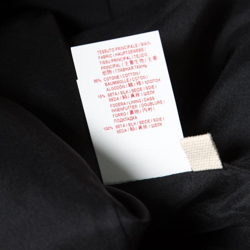 Marni Grey Cotton Silk Bellwoods Printed A Line Dress M In Excellent Condition In Dubai, Al Qouz 2