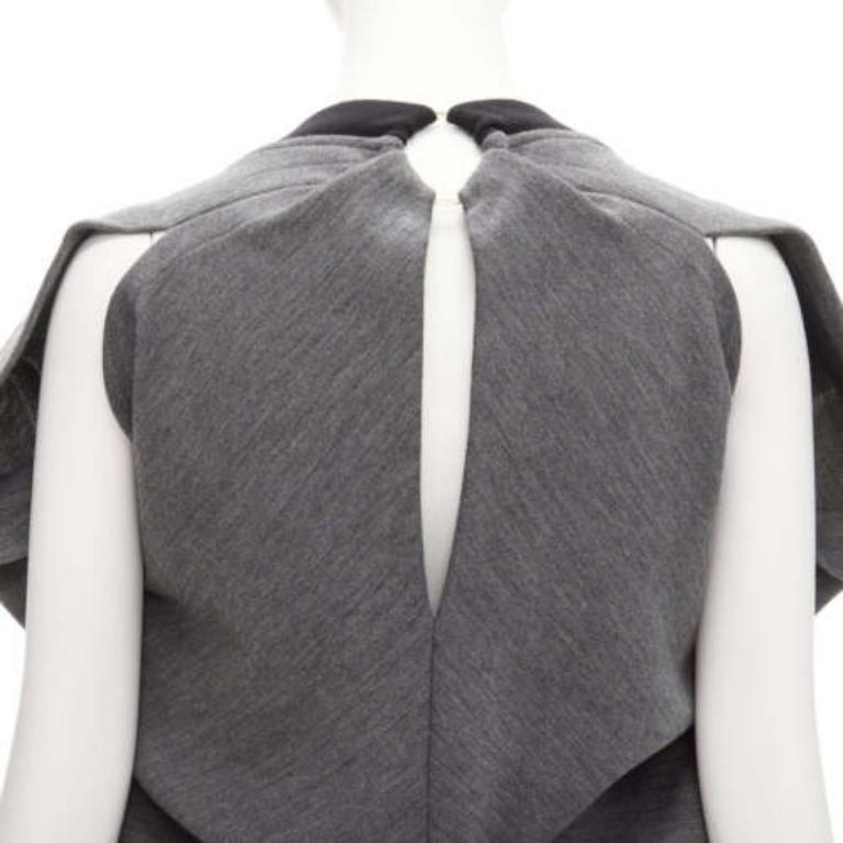 MARNI Grau Schurwollmischung 3D-Schnitt strukturiertes kastenförmiges Freizeitkleid IT40 S
Aktenzeichen: CELG/A00296
Marke: Marni
MATERIAL: Schurwolle, Gemisch
Farbe: Grau, Schwarz
Muster: Solide
Verschluss: Slip On
Zusätzliche Details: