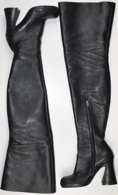 Marni high boots lambskin leather