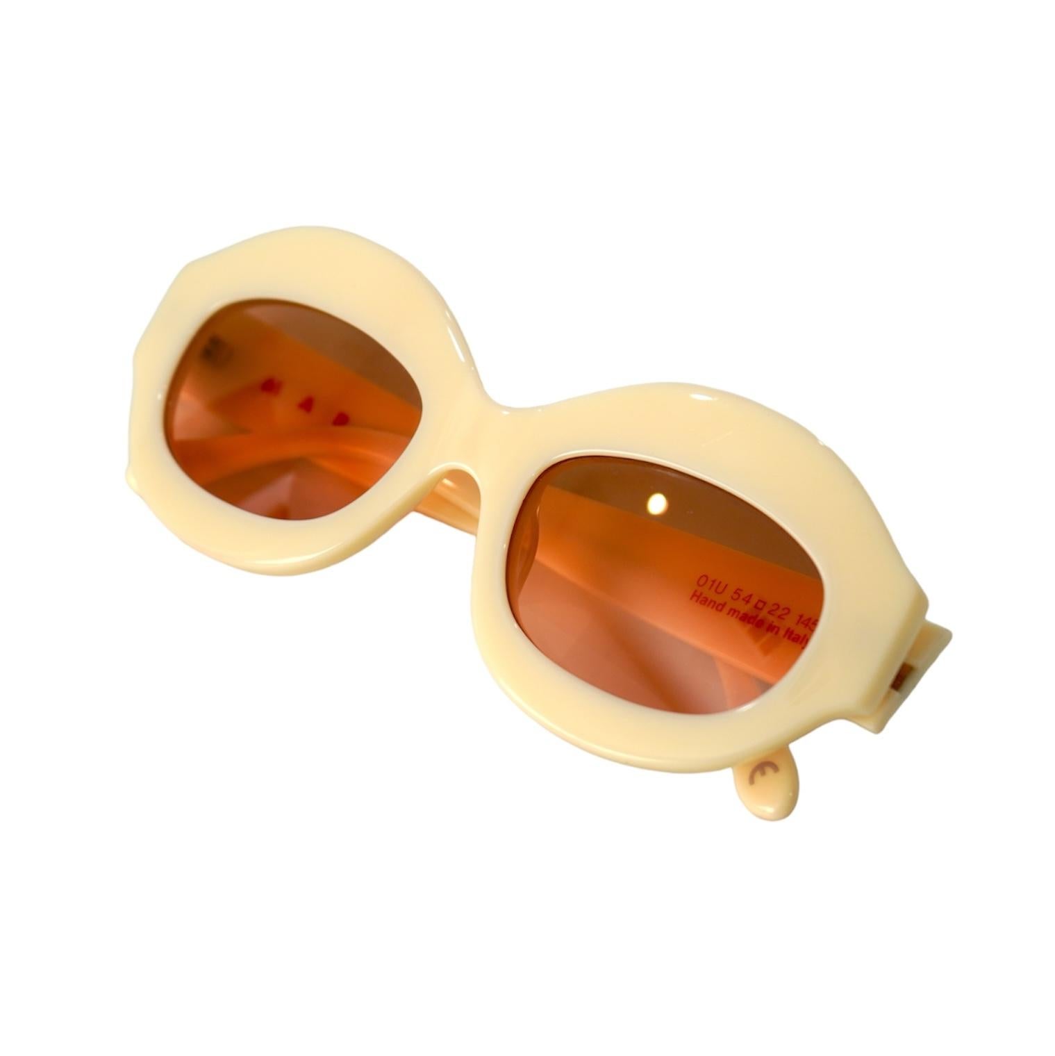 Marni Ik Kil Cenote Tinted Sunglasses In Excellent Condition For Sale In Beverly Hills, CA