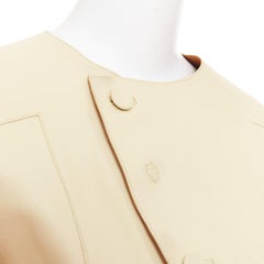 MARNI Lamb Leather Asymmetrical Jacket IT38