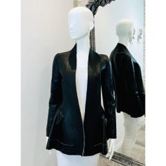 Marni Lambskin Leather Jacket Size 38IT