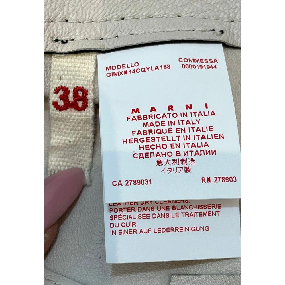 Marni Lambskin Leather Jacket Size 38IT 3
