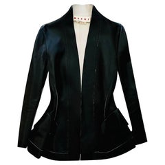 Marni Lambskin Leather Jacket Size 38IT