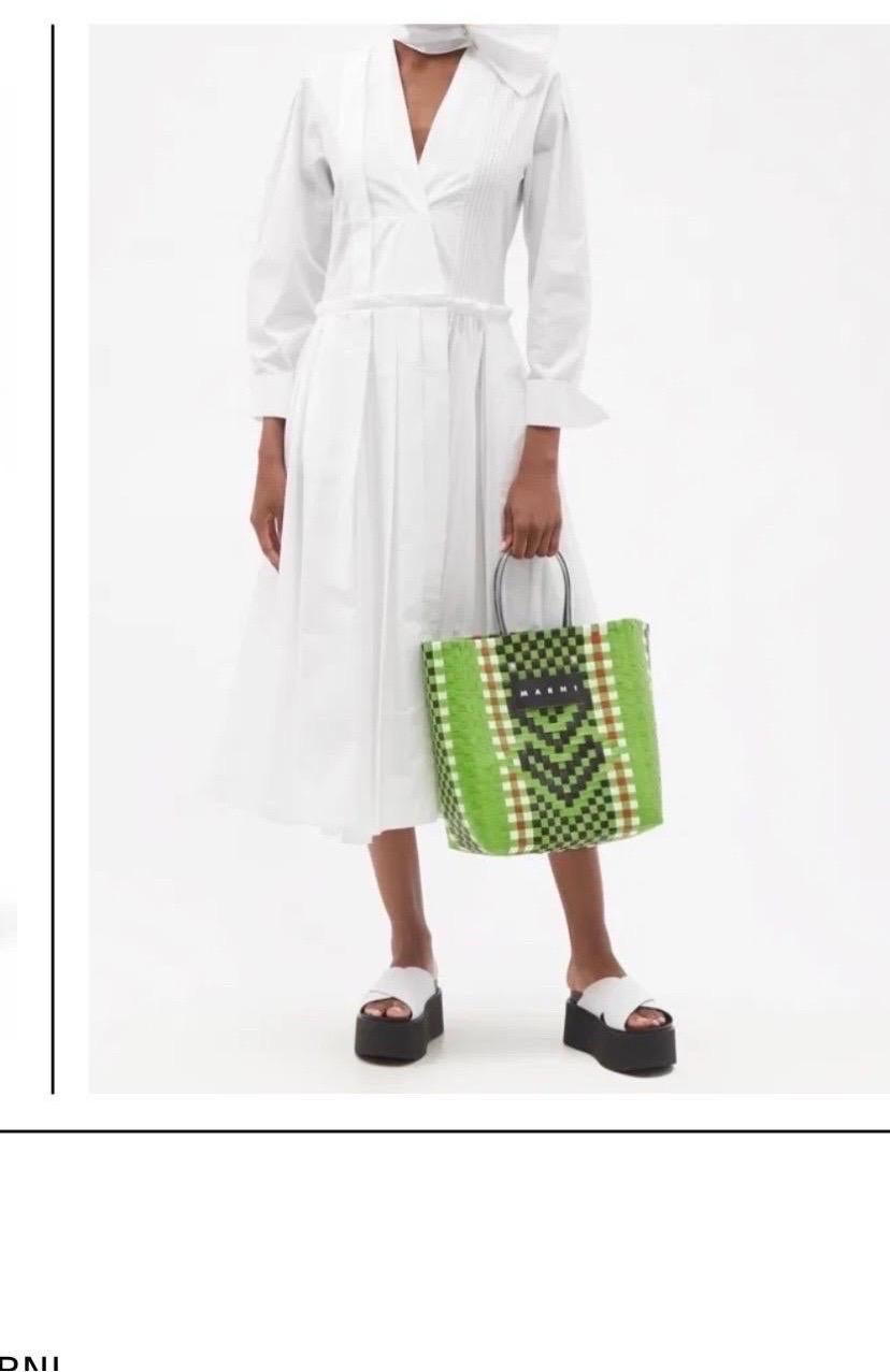 Marni market Tote green bag 3
