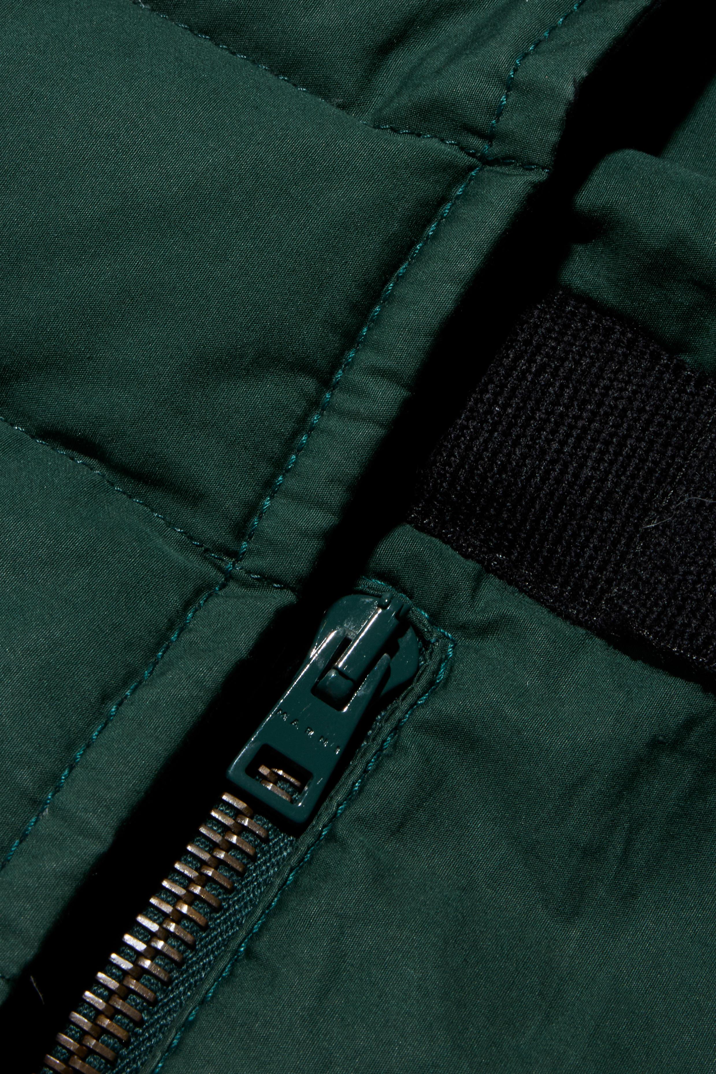 Chaleco de plumón acolchado verde Marni Hombre Otoño/Invierno 2020, Talla IT 46 (US S/M) en venta 1