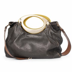 Marni, Metallic leather balloon bag