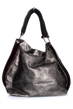 Marni, sac à bandoulière en cuir métallisé