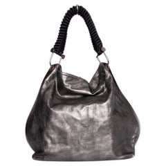Marni, sac à bandoulière en cuir métallisé