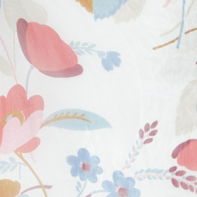 Marni - Camicetta in seta con stampa floreale multicolore a vita bassa M. in vendita 1
