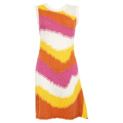 Marni Multicolour Knit Stripe Sleeveless Dress Size M