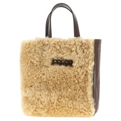 Marni Museo Tote Bag — Cream