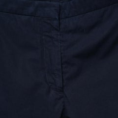 Marni Navy Blue Cotton Trousers M