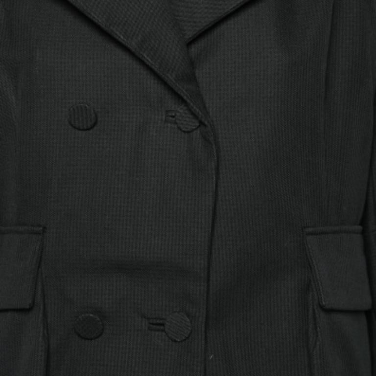 De las mujeres Marni Chaqueta azul marino de lana y algodón con doble botonadura L en venta