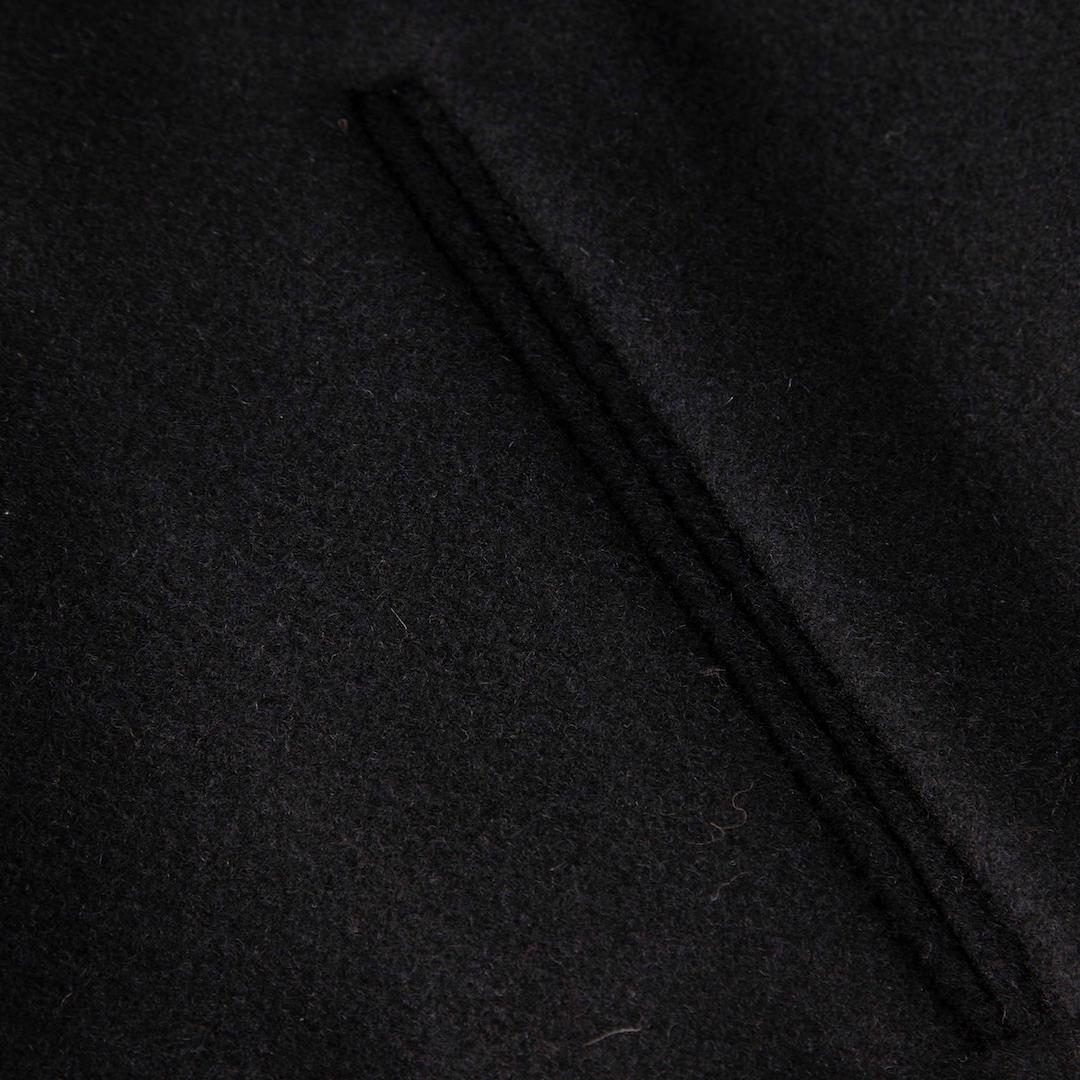 Noir Marni, veste à manches courtes en laine exposée, taille L en vente