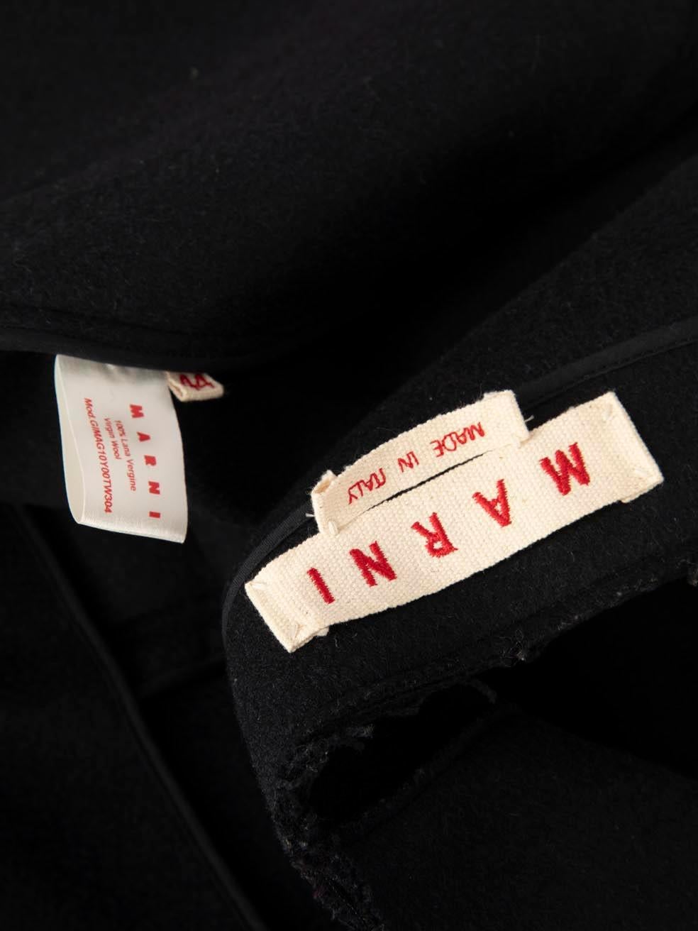 Marni, veste à manches courtes en laine exposée, taille L Bon état - En vente à London, GB