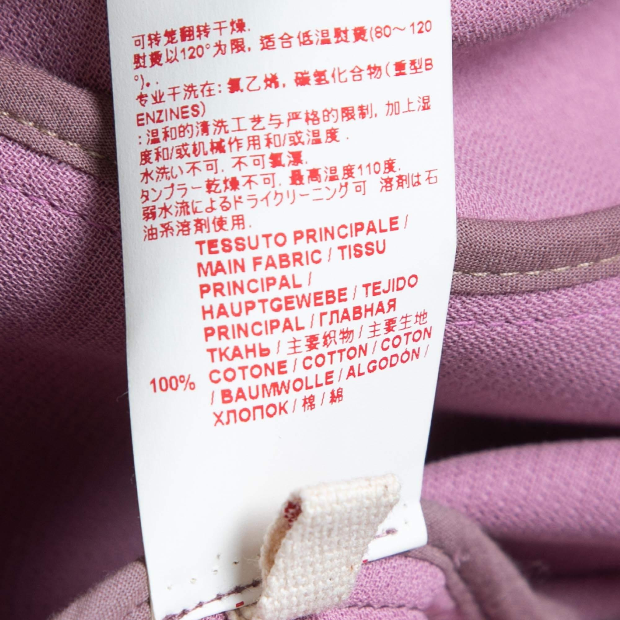 Marni Pink Cotton Mini Skirt M For Sale 2