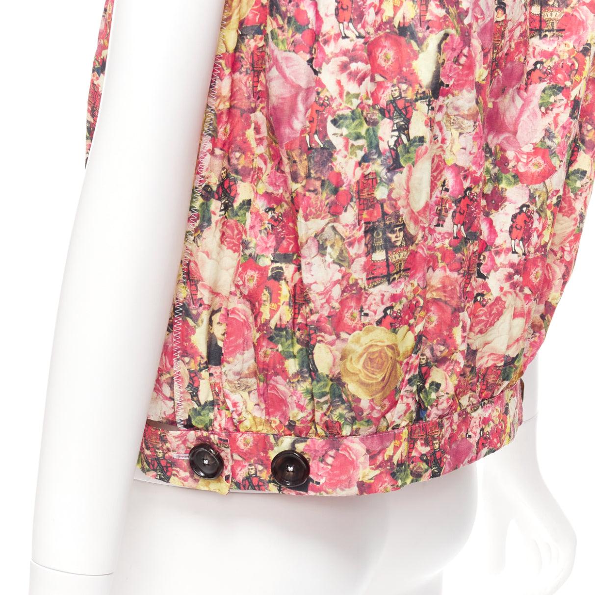 MARNI pink green floral print black button boxy vest top IT38 XS
Reference: CELG/A00317
Brand: Marni
Material: Polyamide, Blend
Color: Green, Pink
Pattern: Floral
Closure: Button
Made in: Italy

CONDITION:
Condition: Excellent, this item was