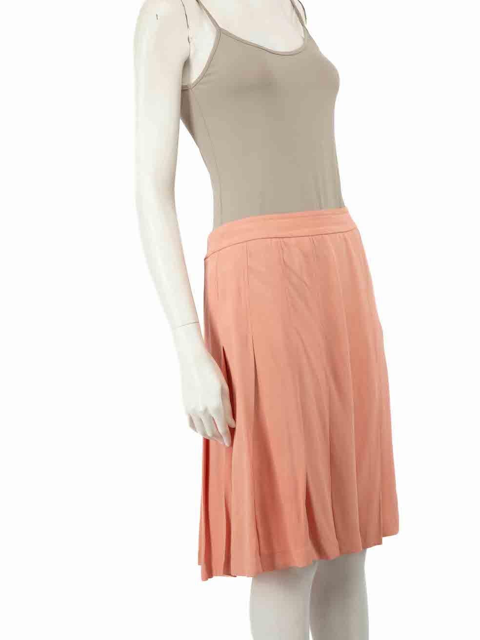 CONDITION is Very good. Hardly any visible wear to skirt is evident on this used Marni designer resale item.
 
 
 
 Details
 
 
 Pink
 
 Viscose
 
 Pleated skirt
 
 Knee length
 
 Side zip closure
 
 
 
 
 
 Made in Portugal
 
 
 
 Composition
 
