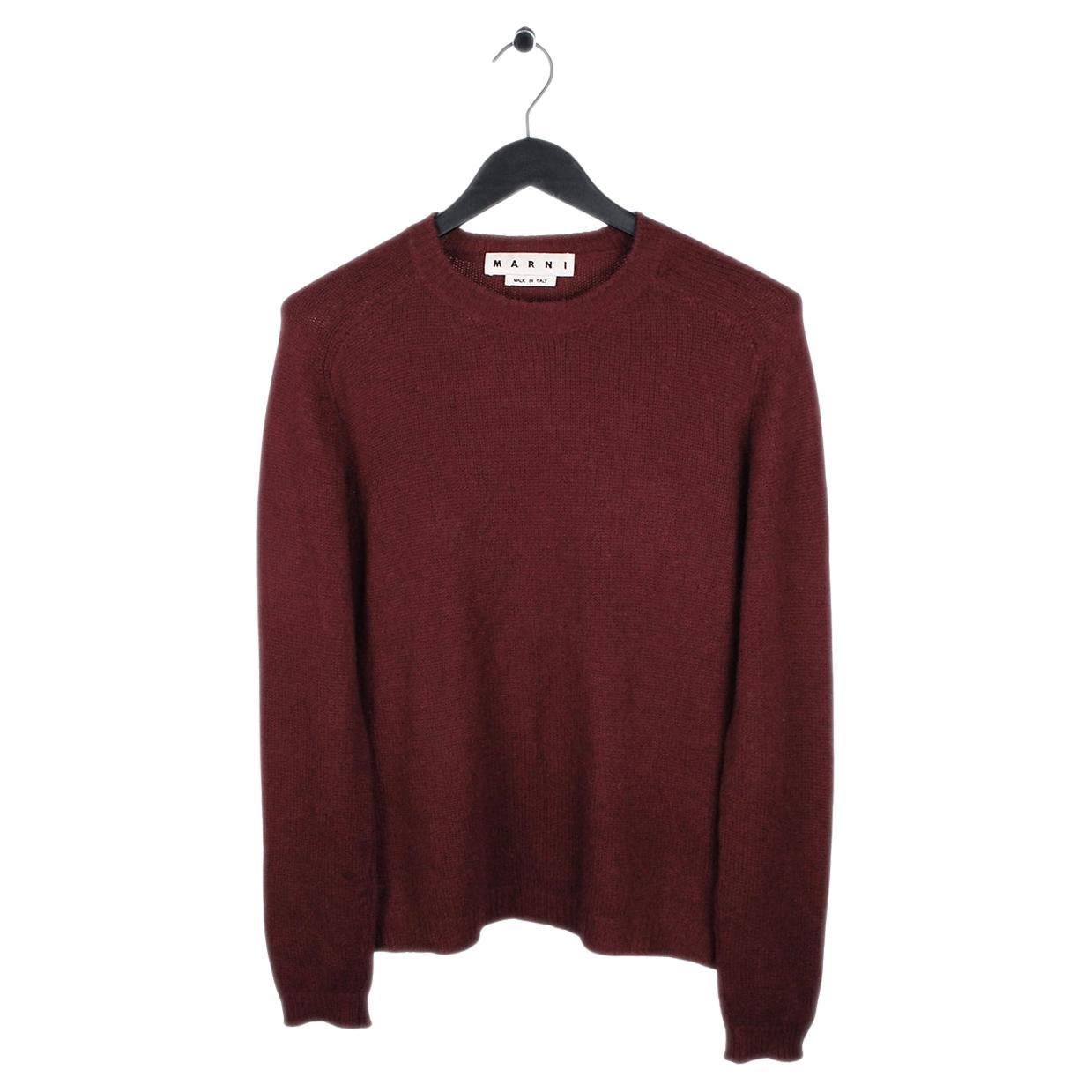 Marni Pullover Knitted Pure Cashmere Men Sweater Size 46IT(Medium) S036 For Sale