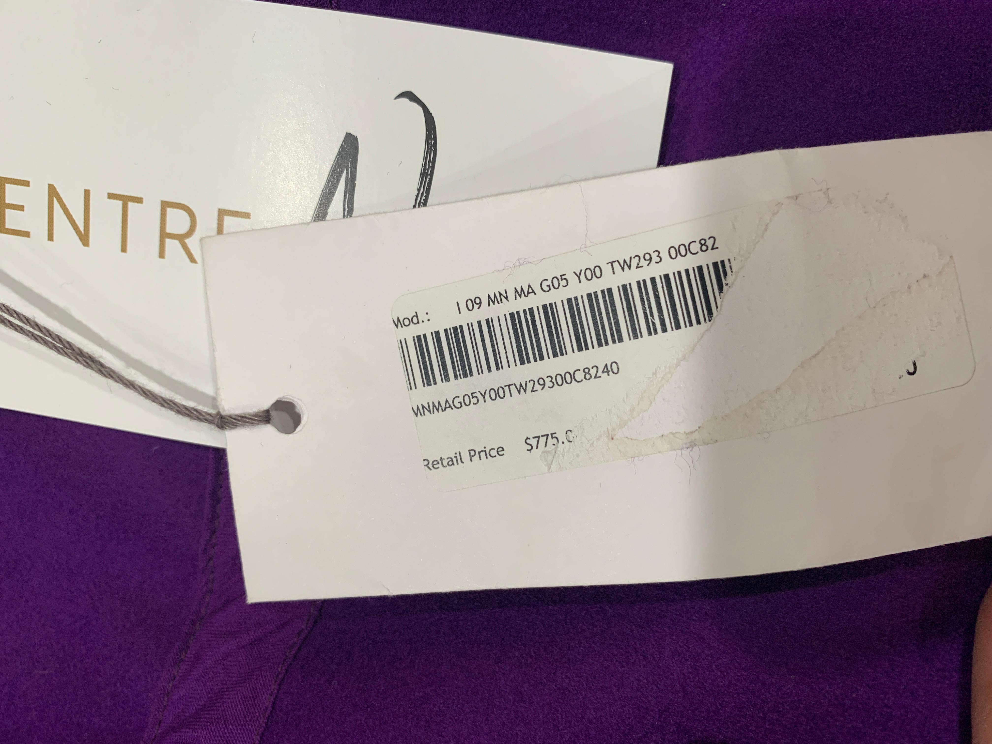 Capo Marni viola taglia 40 NWT in vendita 2