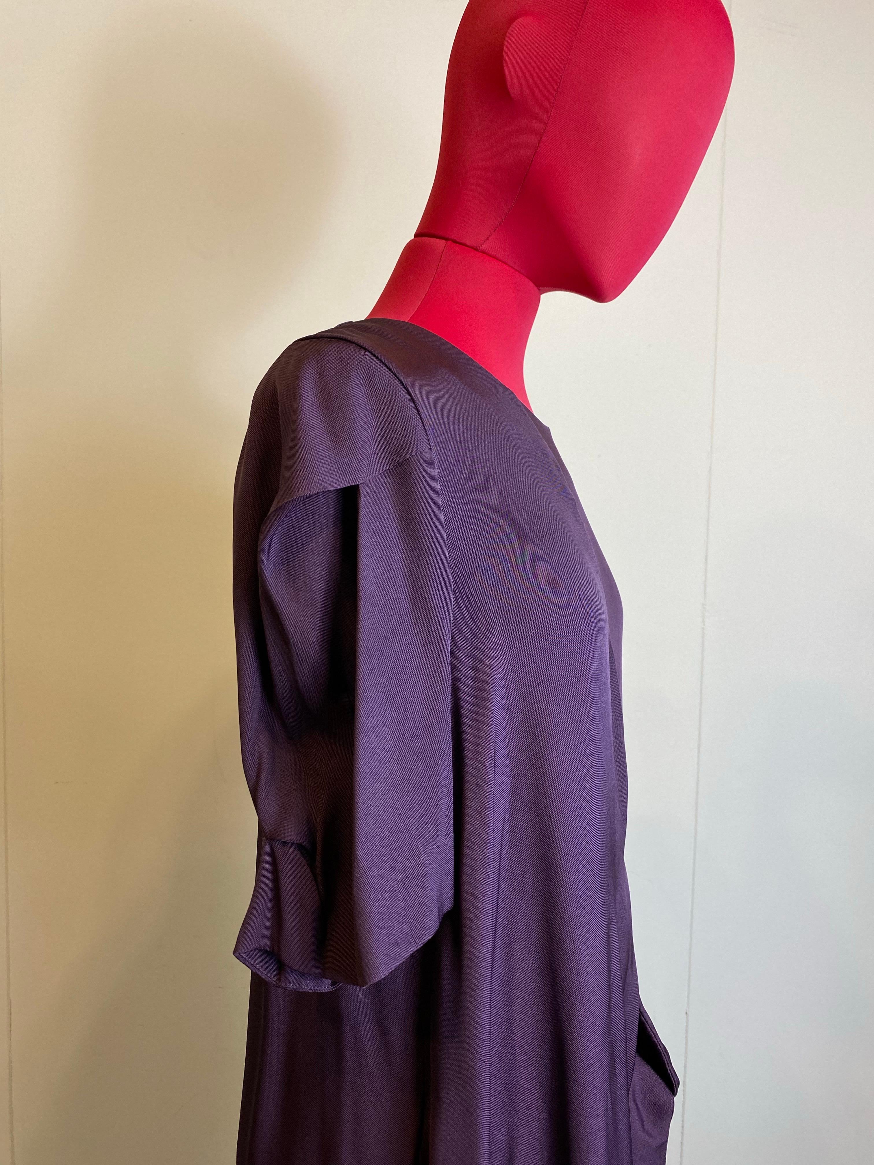 Marni purple Demi Day Dress In Good Condition For Sale In Carnate, IT