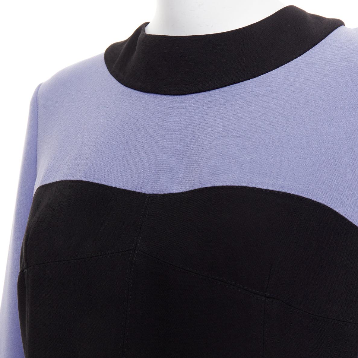 MARNI purple green black colorblocked fit flare long sleeve mini dress IT42 M
Reference: CC/A00486
Brand: Marni
As seen on: Jenna Bush Hager
Material: Triacetate, Blend
Color: Purple, Green
Pattern: Solid
Closure: Zip
Lining: Black Silk
Extra