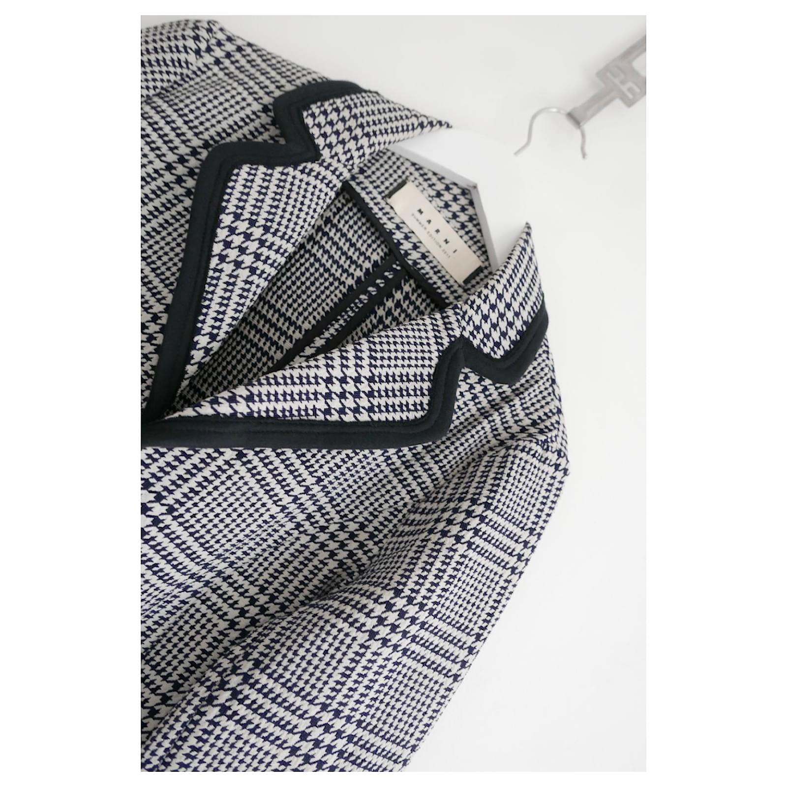Marni Resort 2011 Houndstooth Jacket In Excellent Condition For Sale In London, GB