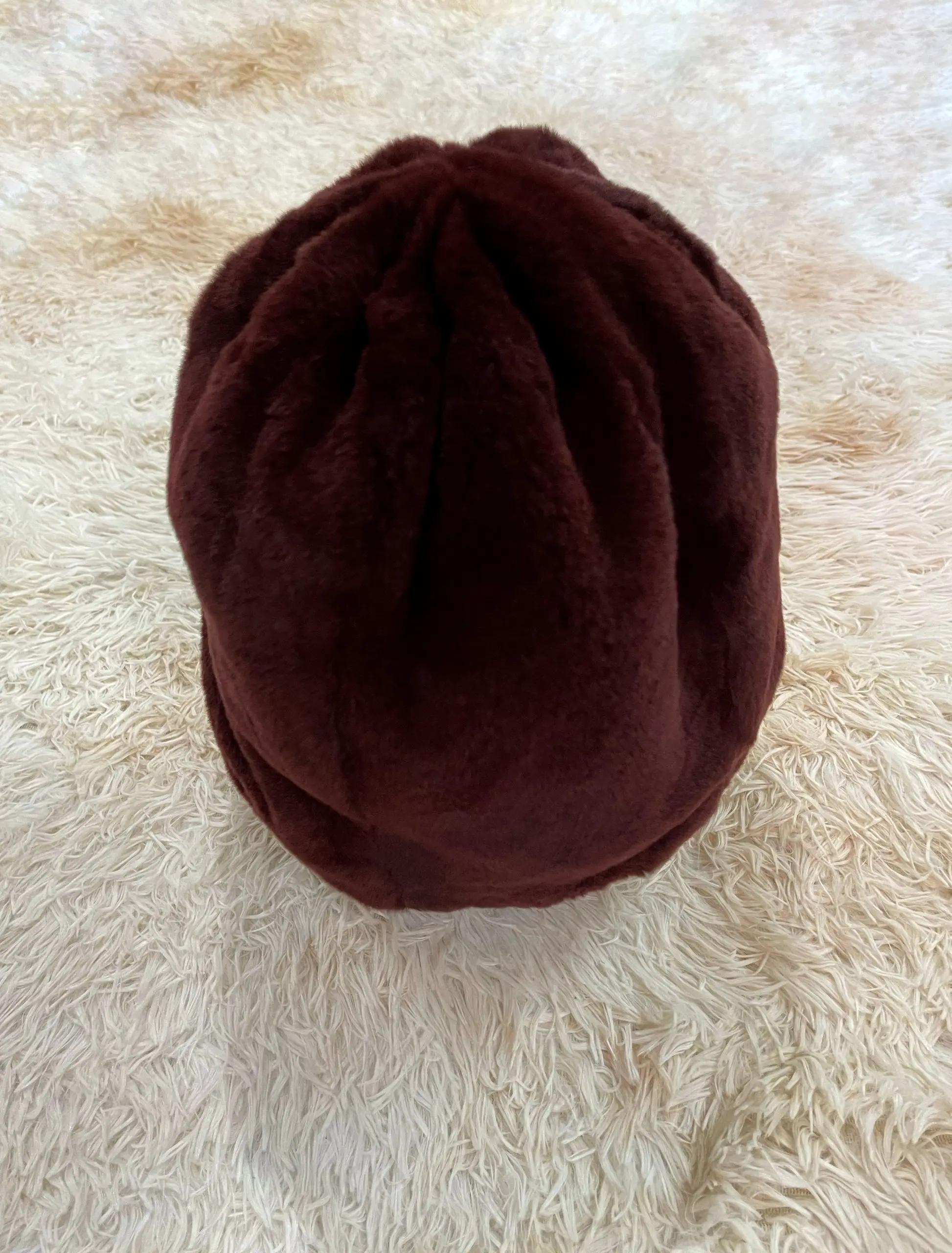 Marni Rex Rabbit Fur Hat In Excellent Condition For Sale In Seattle, WA